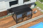 4M glasskjutdörrar för Luxe pergola, antracit - Bild 22