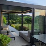 4M glasskjutdörrar för Luxe pergola, antracit - Bild 7