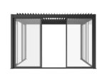 4M glasskjutdörrar för Luxe pergola, antracit - Bild 18