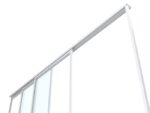 4M glasskjutdörrar till Luxe pergola, vit - Bild 4