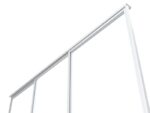 4M glasskjutdörrar till Luxe pergola, vit - Bild 5