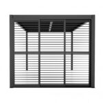 R LUXE skjutbara jalusidörrar 370x238 antracit - Bild 3