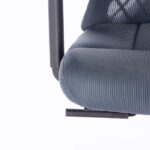 Avery ergonomisk kontorsstol, gråblå - Bild 5