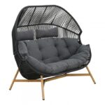 Holand tvåsits trädgårdsfåtölj