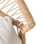 Beige tvåsits Holand trädgårdsfåtölj - Bild 5