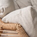 Beige tvåsits Holand trädgårdsfåtölj - Bild 7