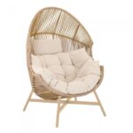 Holand ensits trädgårdsfåtölj, beige