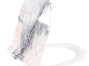 Toalettsits Carlo Granit Shiny Duroplast Slim – detaljbild