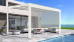3M elektrisk markis för Luxe pergola, vit - Bild 2