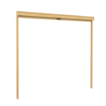 LUXE manuell markis 370x238 cm för pergola 4 m trä - Bild 5