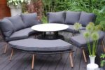 Holand trädgårdsmöbler och loungemöbler med en oval soffa - Bild 5