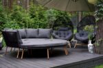 Holand trädgårdsmöbler och loungemöbler med en oval soffa - Bild 4
