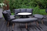Holand trädgårdsmöbler och loungemöbler med en oval soffa - Bild 7