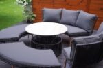 Holand trädgårdsmöbler och loungemöbler med en oval soffa - Bild 8
