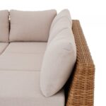 Porto beige technorattan trädgårdsmöbler - Bild 7