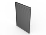 Antracit blindpanel för pergola 4M, fast - Bild 2