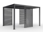 Antracit blindpanel för pergola 4M, fast - Bild 8