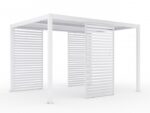 Fast vit blindpanel för pergola 4M - Bild 5