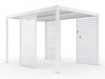 Fast vit blindpanel för pergola 4M - Bild 6