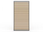 Träfärgad 4M fast pergola gardinpanel