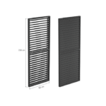 Gallerpanel (R) LUXE 90x238cm upp till 3m antracit - Bild 3
