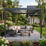 Aluminiumpergola 3x3x2,3m antracit - Bild 4