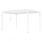 Pergola LUXE 3x4x2,5m vit med LED - Bild 4