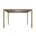 Pergola LUXE 4x4x2,5m trä v2 med LED