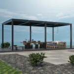 Pergola LUXE 5,8x4x2,5m antracit med LED - Bild 4