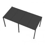 Pergola LUXE 5,8x4x2,5m antracit med LED - Bild 2