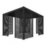 Luxe trädgårdspergola 3 x 4 m aluminium - Bild 16