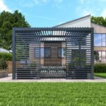 Luxe trädgårdspergola 3 x 4 m aluminium - Bild 6