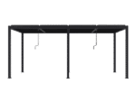 Luxe terrasspergola 5,8 x 4 m antracit med LED - Bild 8