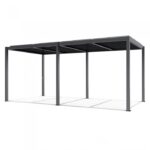 Luxe terrasspergola 7,8 x 3 m antracit