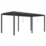 Luxe terrasspergola 7,8 x 4 m antracit med LED - Bild 6