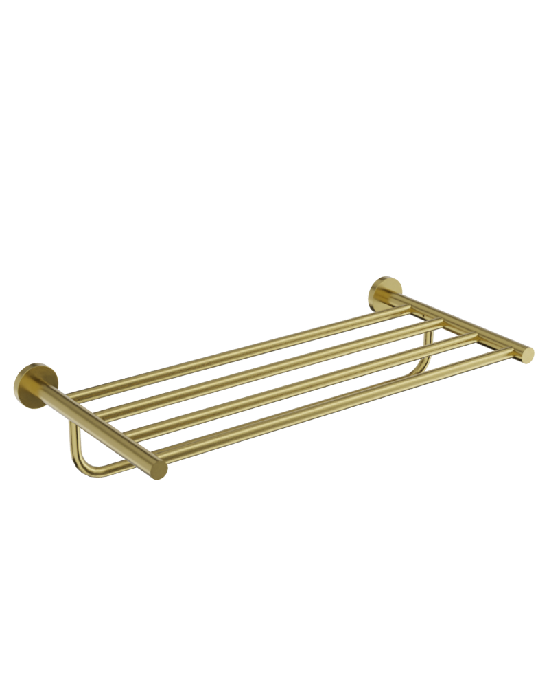 polka-na-recznik-senso-brushed-gold.png Handdukshylla Senso borstat guld - Bild 1