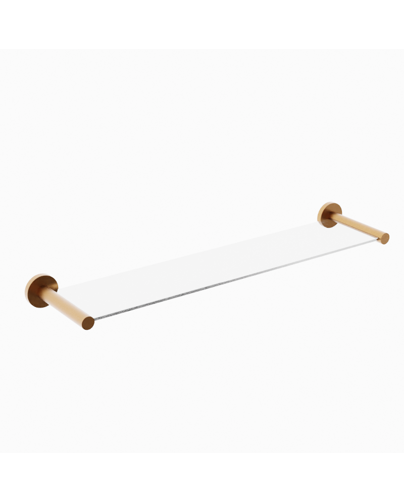 polka-szklana-senso-brushed-copper.png Hylla szklana Senso borstad koppar - Bild 1