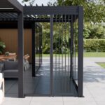 Glasvägg 100 × 258 cm ELITE för pergolor och carportar - Bild 2