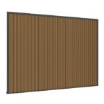 WPC kompositvägg 370 × 258 cm ELITE för pergola och carport - Bild 6