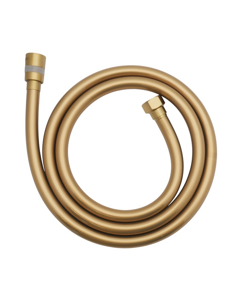waz-prysznicowy-brushed-gold-150cm-5900378373018.jpg Duschslang borstat guld 150cm - Bild 1